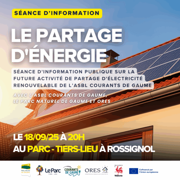 Séance d'information : le partage d'énergie