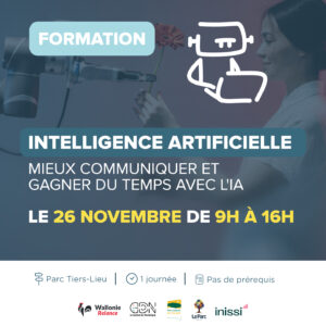 Formation IA - Boostez votre communication et gagnez du temps grâce à l'IA