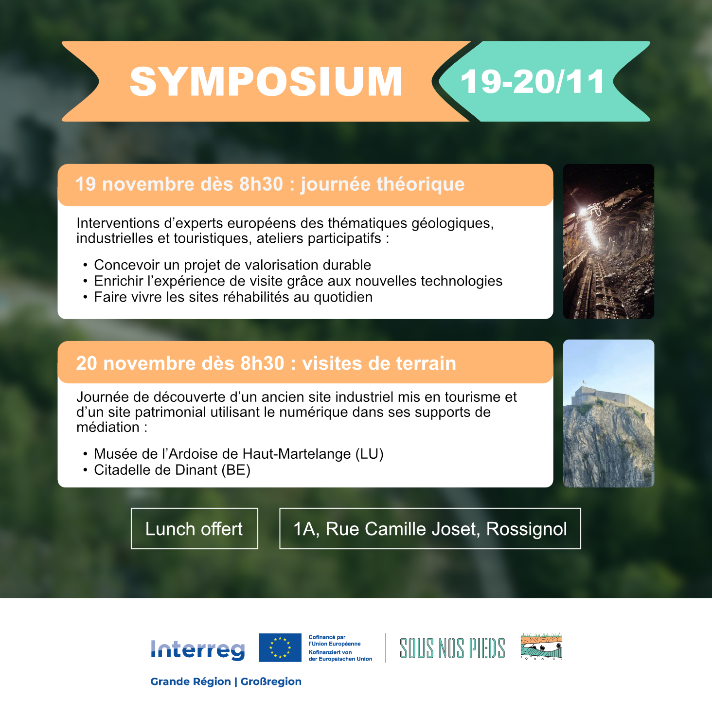 Ciné-Débat & Symposium “Sous nos pieds” : 3 jours pour explorer et faire vivre notre patrimoine géologique, industriel et touristique ! – Image 2