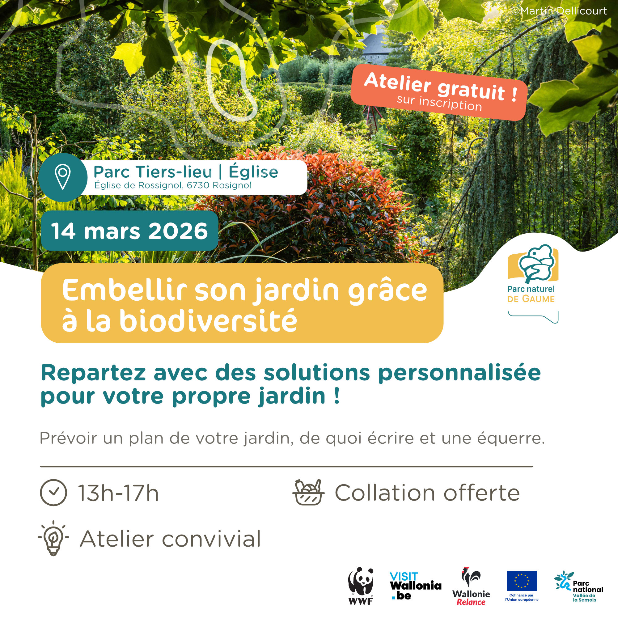 Atelier : Embellir votre jardin grâce à la biodiversité