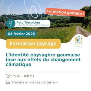 Formation : L’identité paysagère gaumaise face aux effets du changement climatique