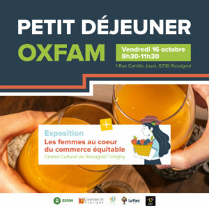 Petit Déjeuner OXFAM au Parc Tiers-lieu